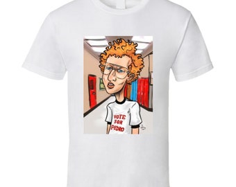 T-shirt Napoleon Dynamite Votez pour Pedro