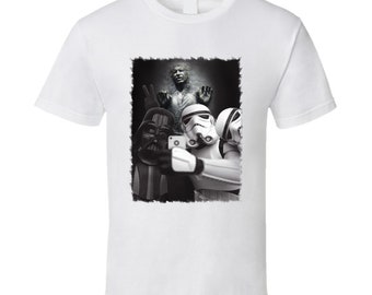 Star Wars Darth Vader Storm Troopers Hans Solo Selfie Funny T Shirt
