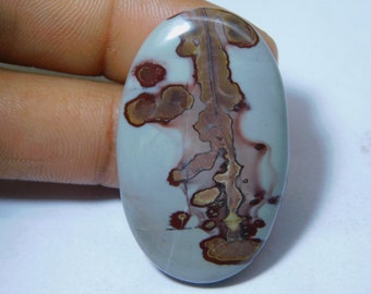 Loose Gemstone B-301 Natural Coffee Bean Jasper Cabochon..Wire Wrap Pendant Cabochon..For Jewelry..Marquise Shape 42X19X6 mm 37.70 Ct