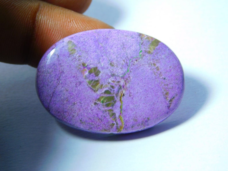 100/% Natural Stichtite Cabochon Hand Polish Loose stone Amazing Quality Designer Gemstone Semi Precious Oval Shape Stone 36 X 25 mm
