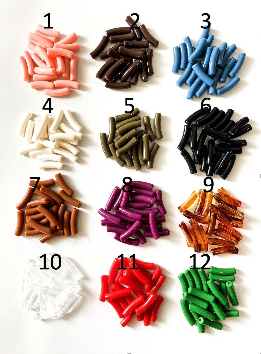 4mm Acrylic Beads,4mm Acrylic Tube Beads,mini Bamboo Bracelet Bangle