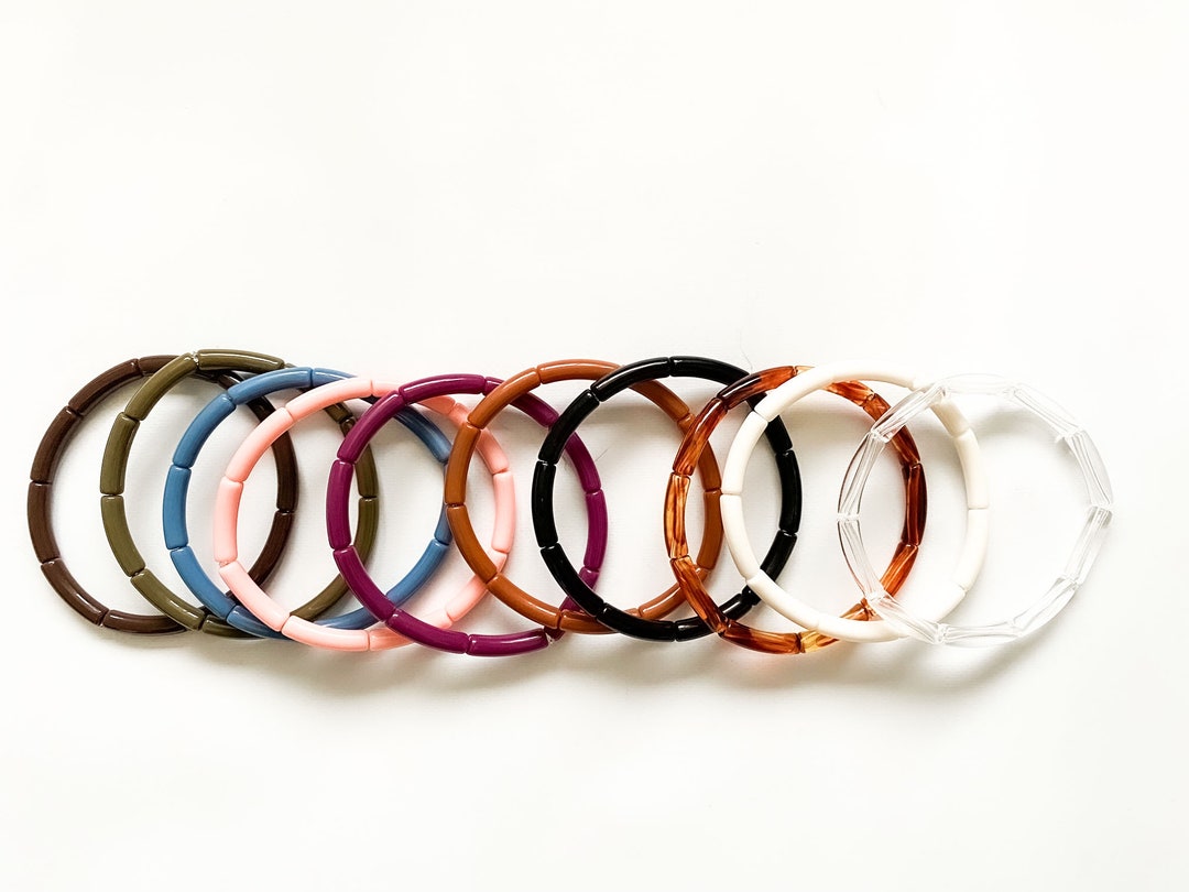 4mm Acrylic Beads,4mm Acrylic Tube Beads,mini Bamboo Bracelet Bangle