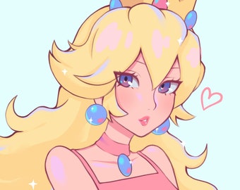 Princess Peach Print