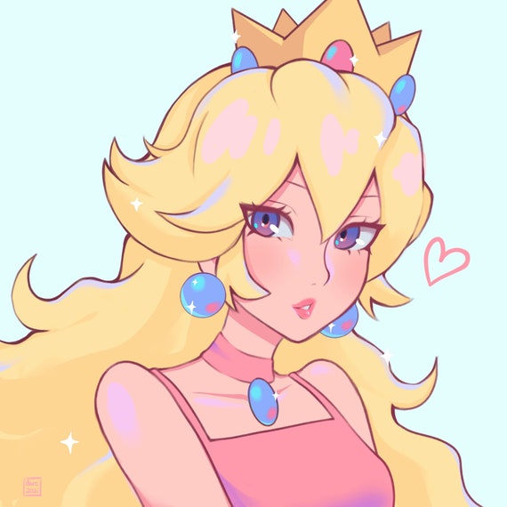 Princess Peach Print