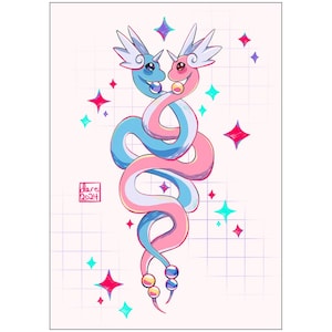 Dragonair Dance Print