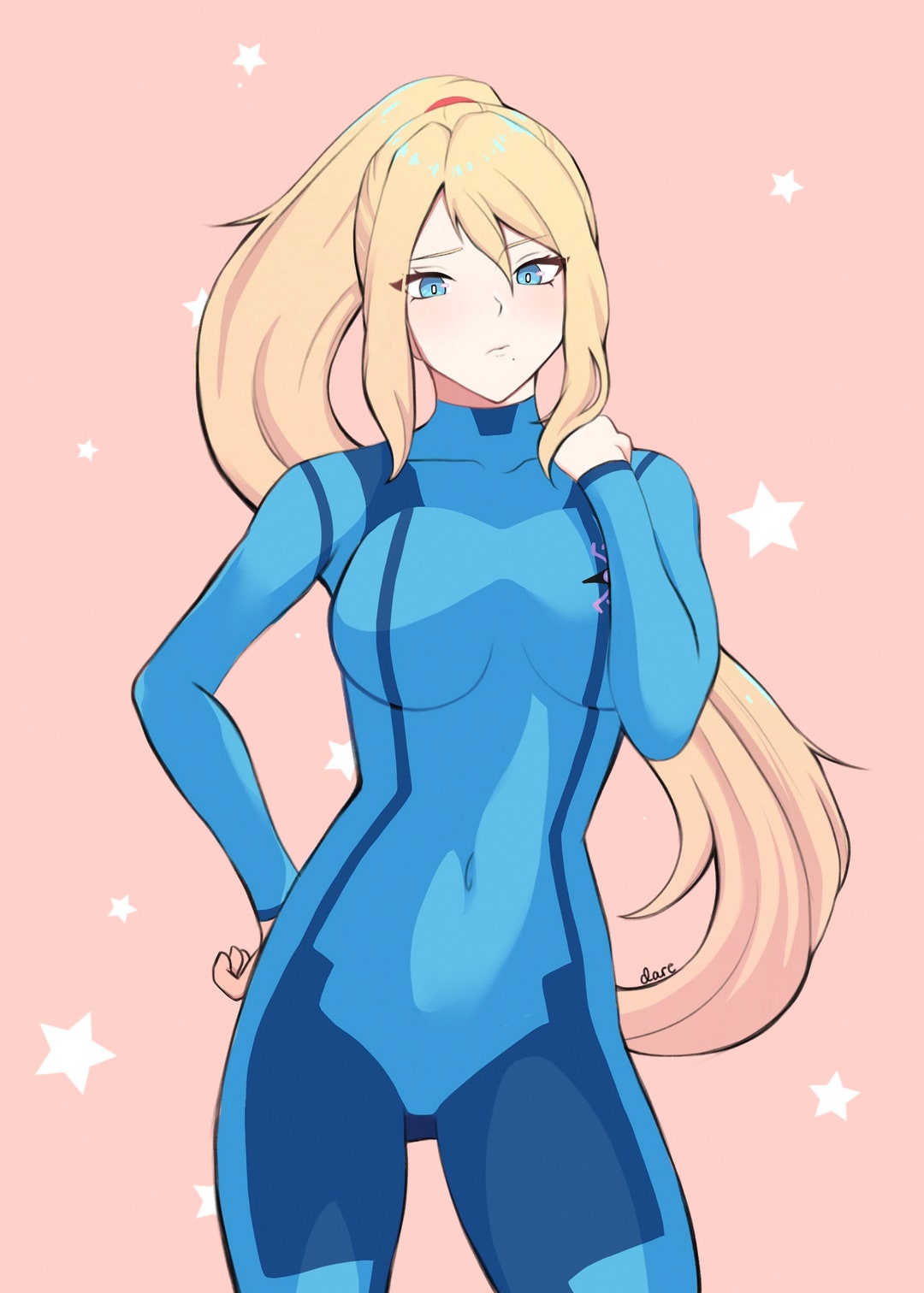 Zero Suit Samus Print