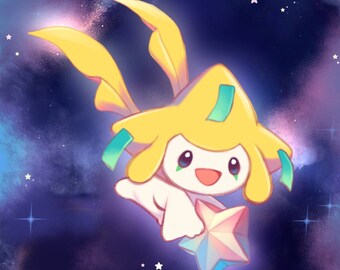 Pokemon - Jirachi Print