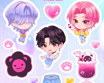 Saja Boys Kpop Demon Hunters Derpy Tiger Soda Pop 大型ホロ