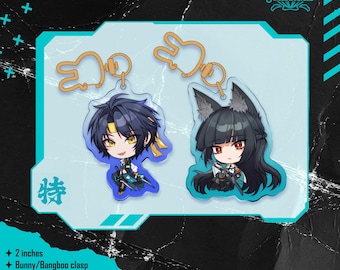 Miyabi & Harumasa - Zenless Zone Zero Acrylic Charms