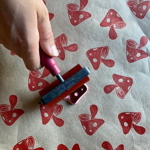 Mushroom Wrapping Paper, Toadstool Giftwrap