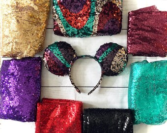 Multi Color Sequin Mouse Ears
