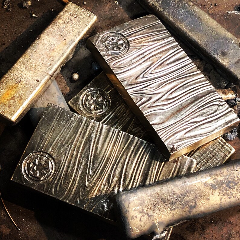 Bronze Real Metal Beskar Ingot Solid Heavy Cast Metal 95 Etsy