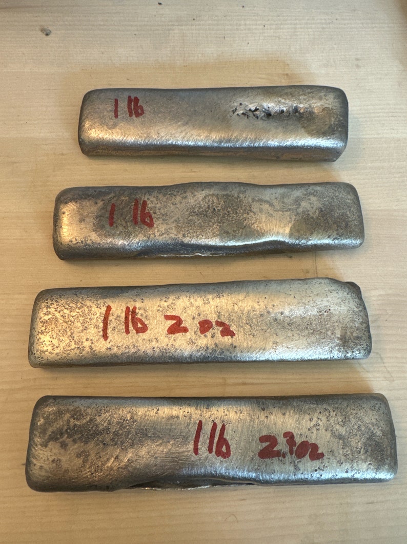Silicon Bronze Ingots Small Size for 3kg Electric Furnace. Everdur