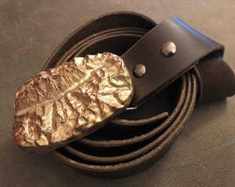Little Cottonwood Canyon bronze buckle and belt