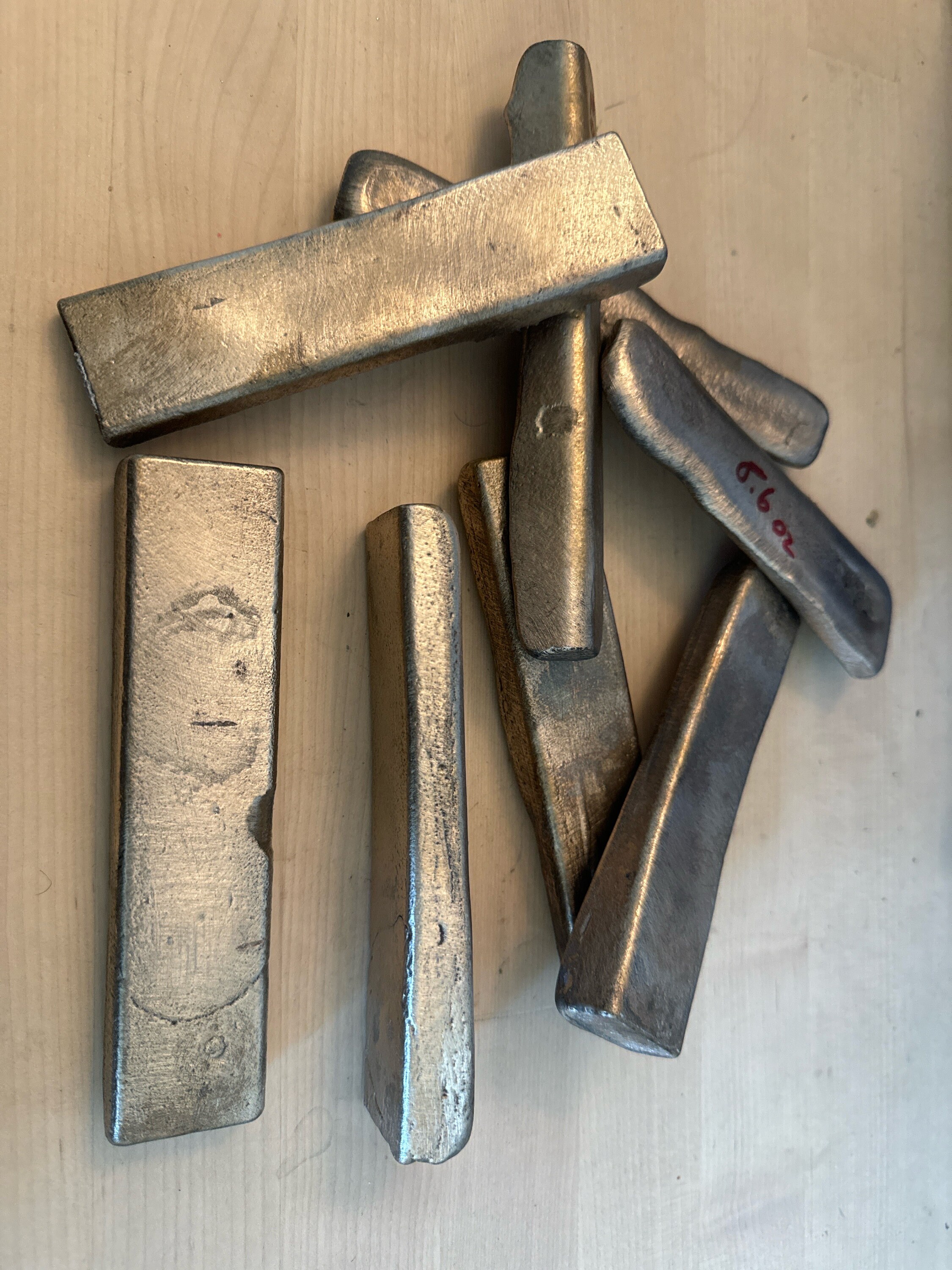 Silicon Bronze Ingots Small Size for 3kg Electric Furnace. Everdur Bronze Etsy