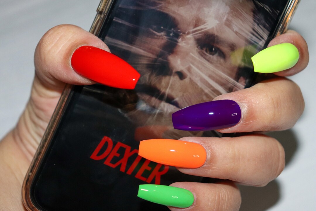Dexter Ice Truck Killer Press on Nails Gel Coffin Nails Etsy