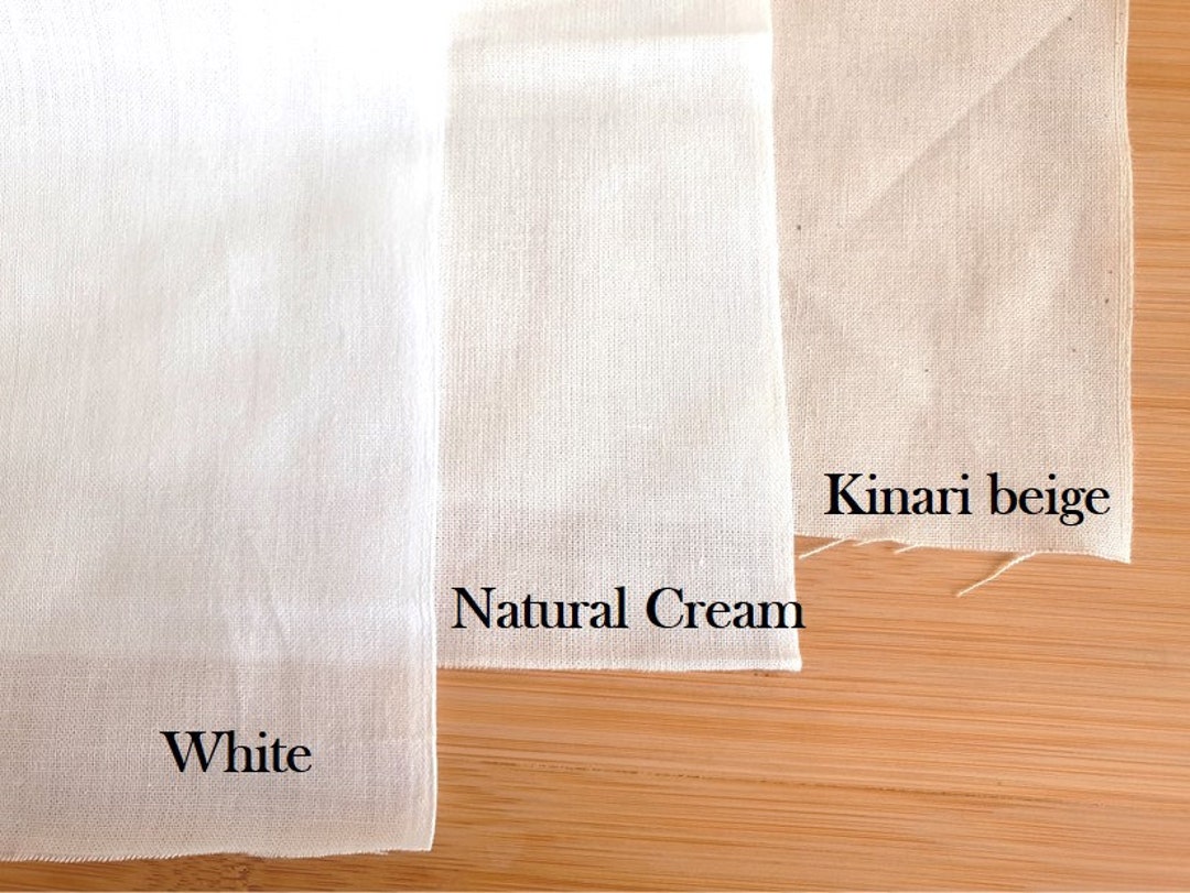 Sarashi Cotton Fabric 33.5cm Wide Fabric Sold by the Meter