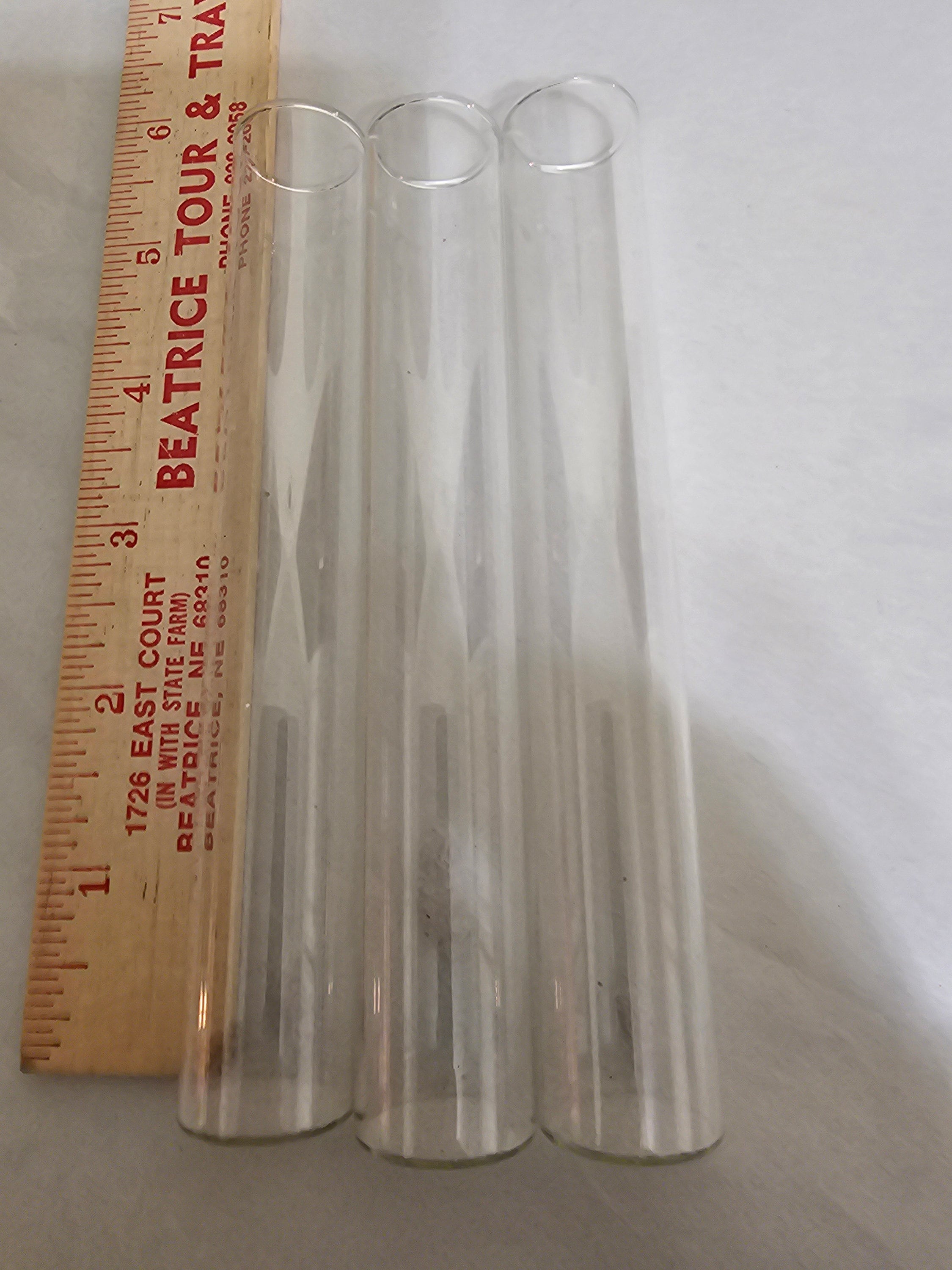 Glass Tubes with Closed Bottoms (3)
