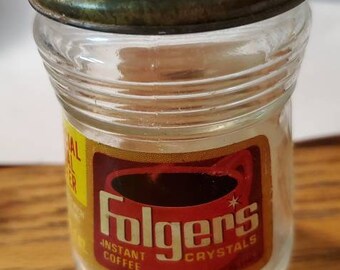 old folgers coffee jars