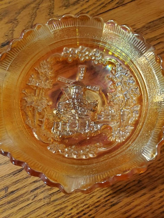Vintage Imperial Carnival Glass Etsy