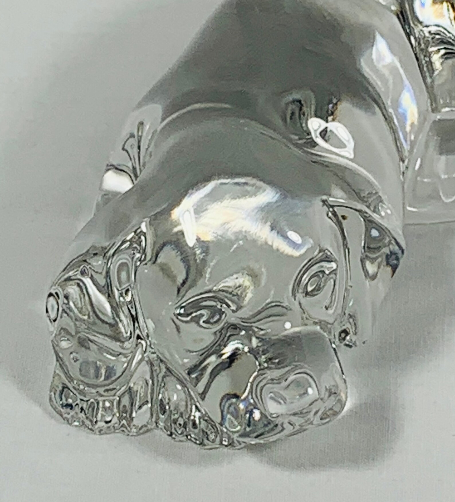 Vintage Princess House Pets Crystal Sleeping Puppy Dog West Etsy