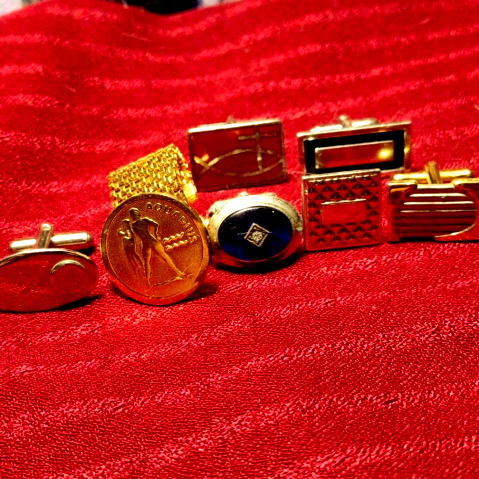 7 Single Men's Vintage Cufflinks Etsy