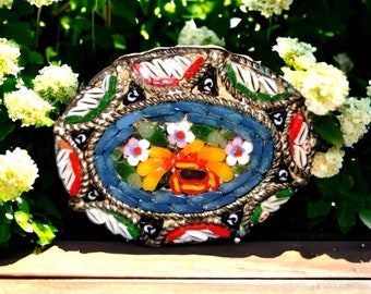 Vintage austria brooch with - Gem