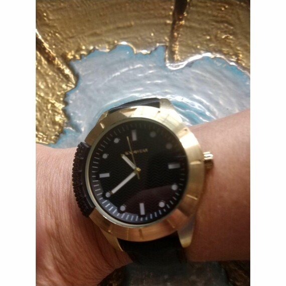 Impresionante reloj Rocawear para hombre color negro y dorado Etsy Espana