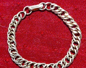 Vintage silver chain bracelet