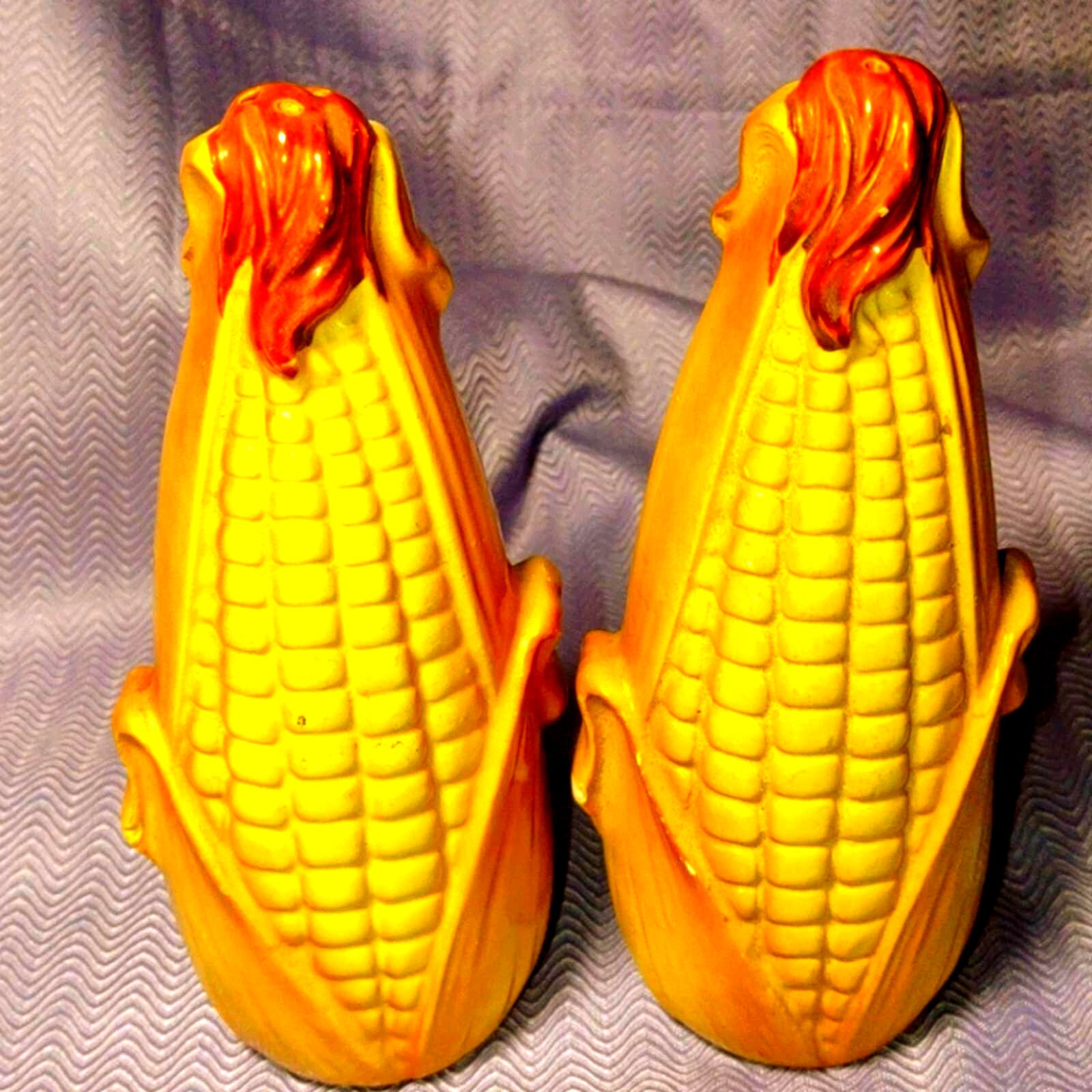 Vintage corn on the cob salt and pepper shakers Etsy