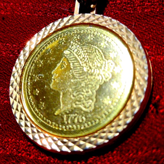 STUNNING ANTIQUE 1776 20 Dollar Gold 