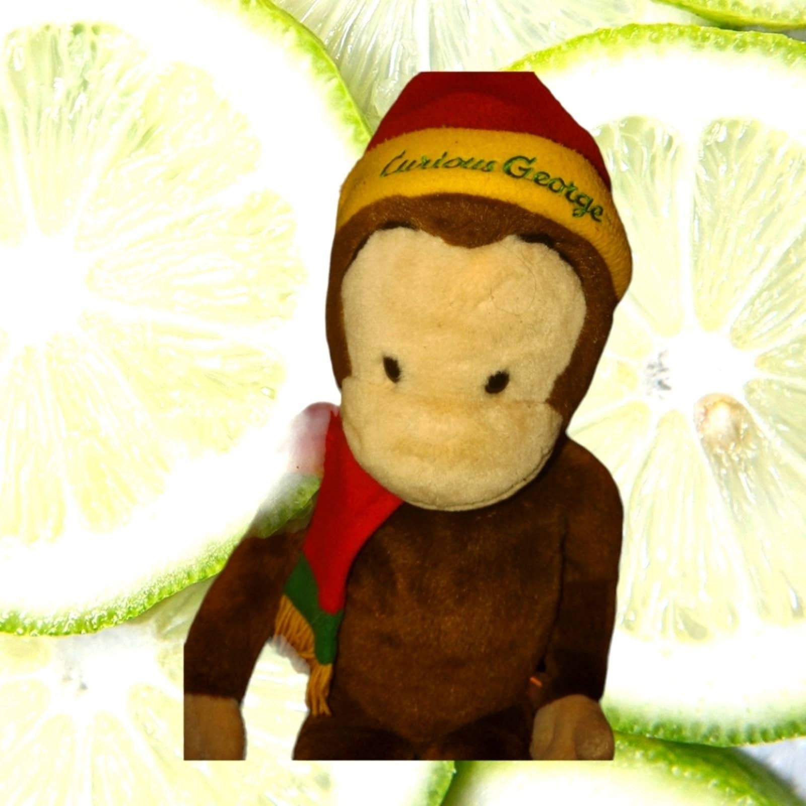 antique curious george stuffed animal