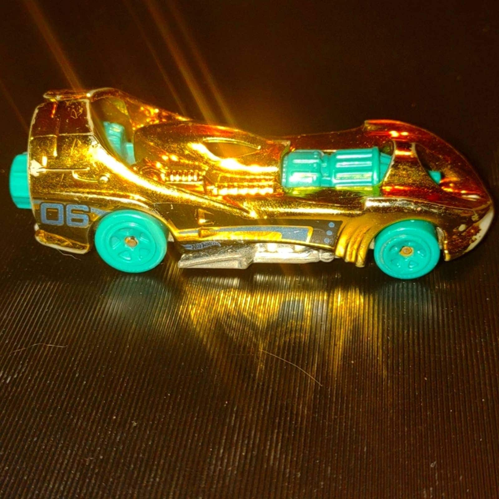 Hot wheels cheap power rocket gold