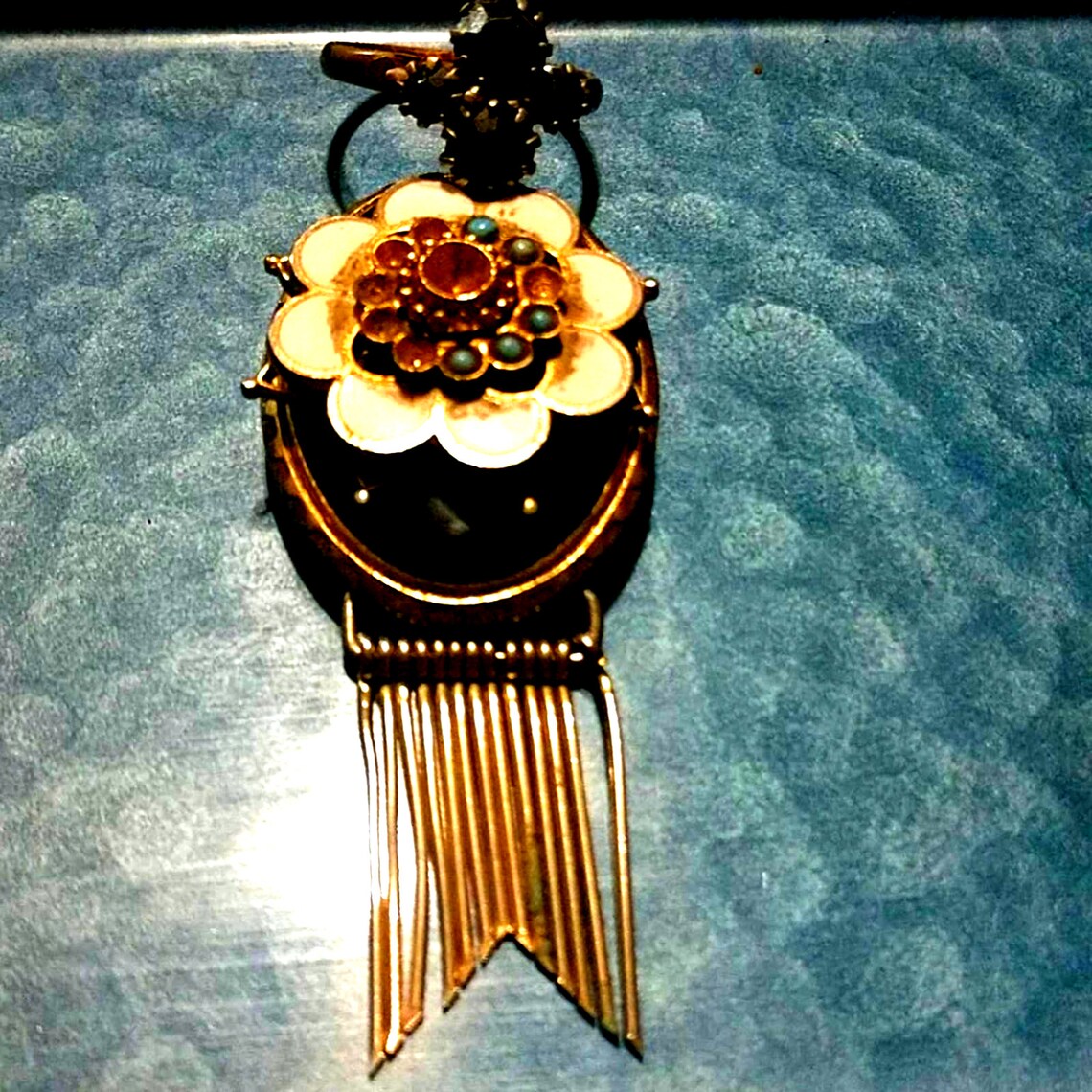 Spinning Flower Pendant & Sz7 Ring Etsy Australia