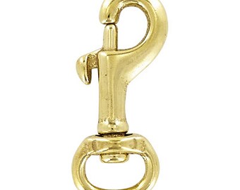 Solid Brass-LL Mini Swivel Trigger Snap 3008A 3/4 Antique Brass Solid Brass-LL Mini Swivel Trigger Snap 3008A 3/4 Antique Brass