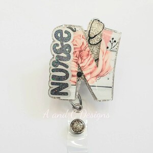 Nurse Badge Reel | Verwisselbare Badge reel | Houder van het medische identiteitsbewijs | Verpleegkundige Gift