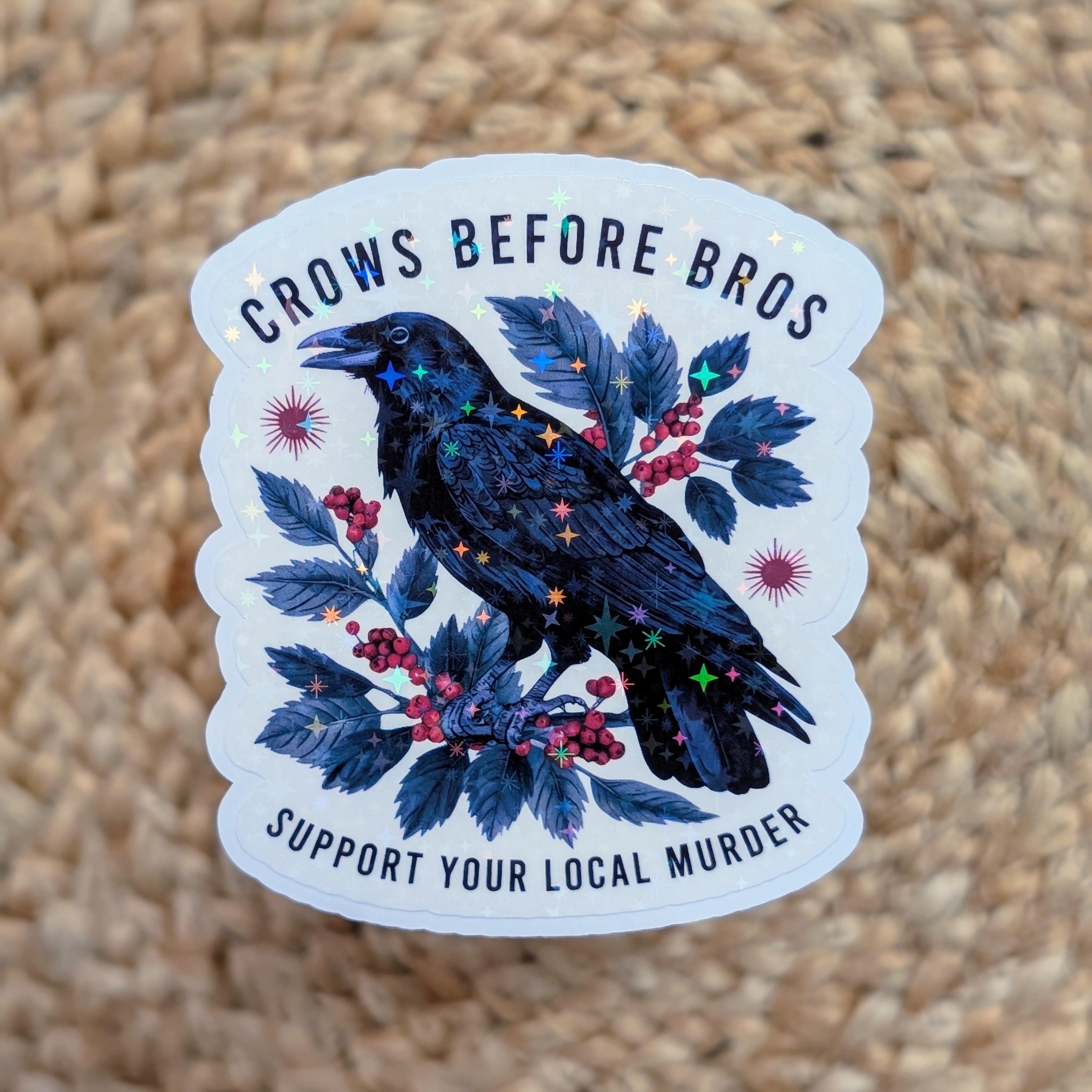 Crow プロフ必読 Vintage dirty retro flying crow logo