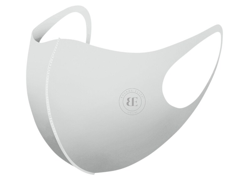 Light Grey Polyester & Spandex Face Masks Reusable and Etsy