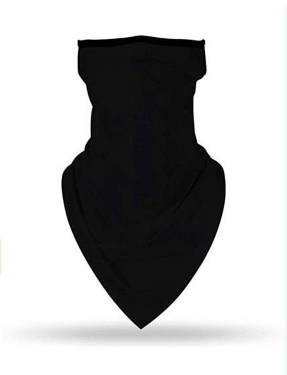 Black Neck Gaiter 1 LAYER BREATHABLE Neck Gaiter Black Etsy