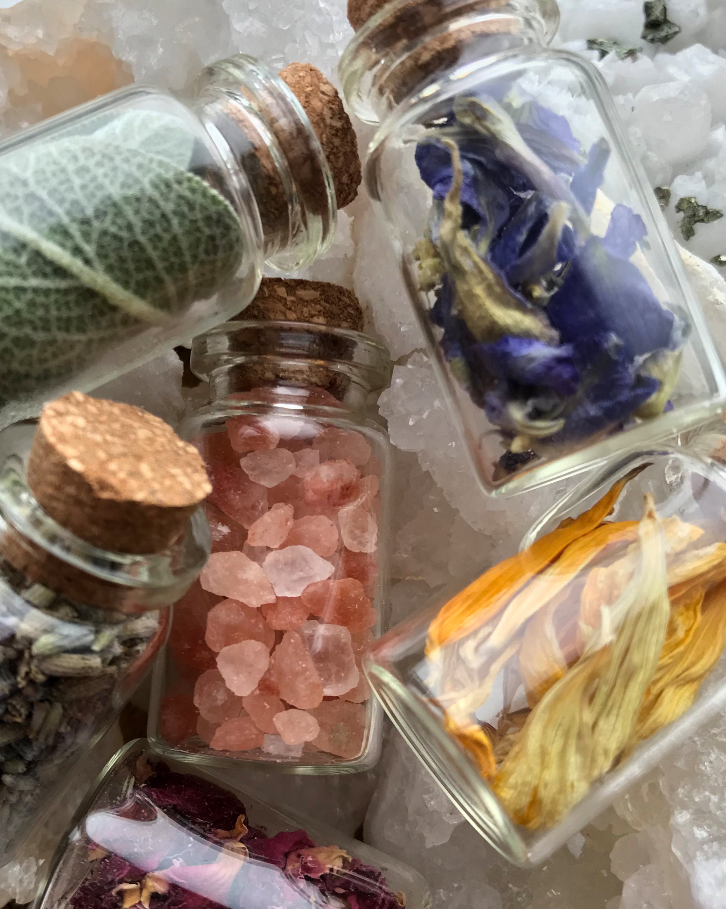 Herb Jars for Healing Spells Magick Rituals and Spell Jars Etsy