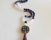 Mala Necklace, 108 Bead Necklace, Gemstone Necklace, Yoga Necklace, Meditation Necklace, Women s Necklace