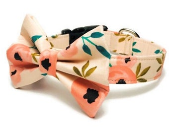 girly dog collars with bows