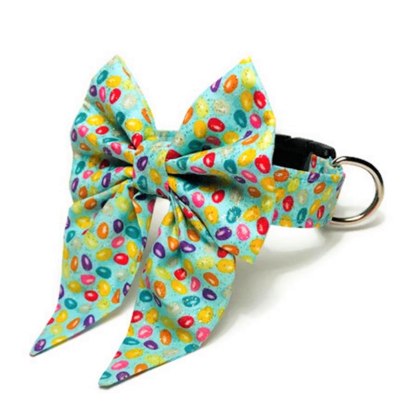 easter dog bow tie collar