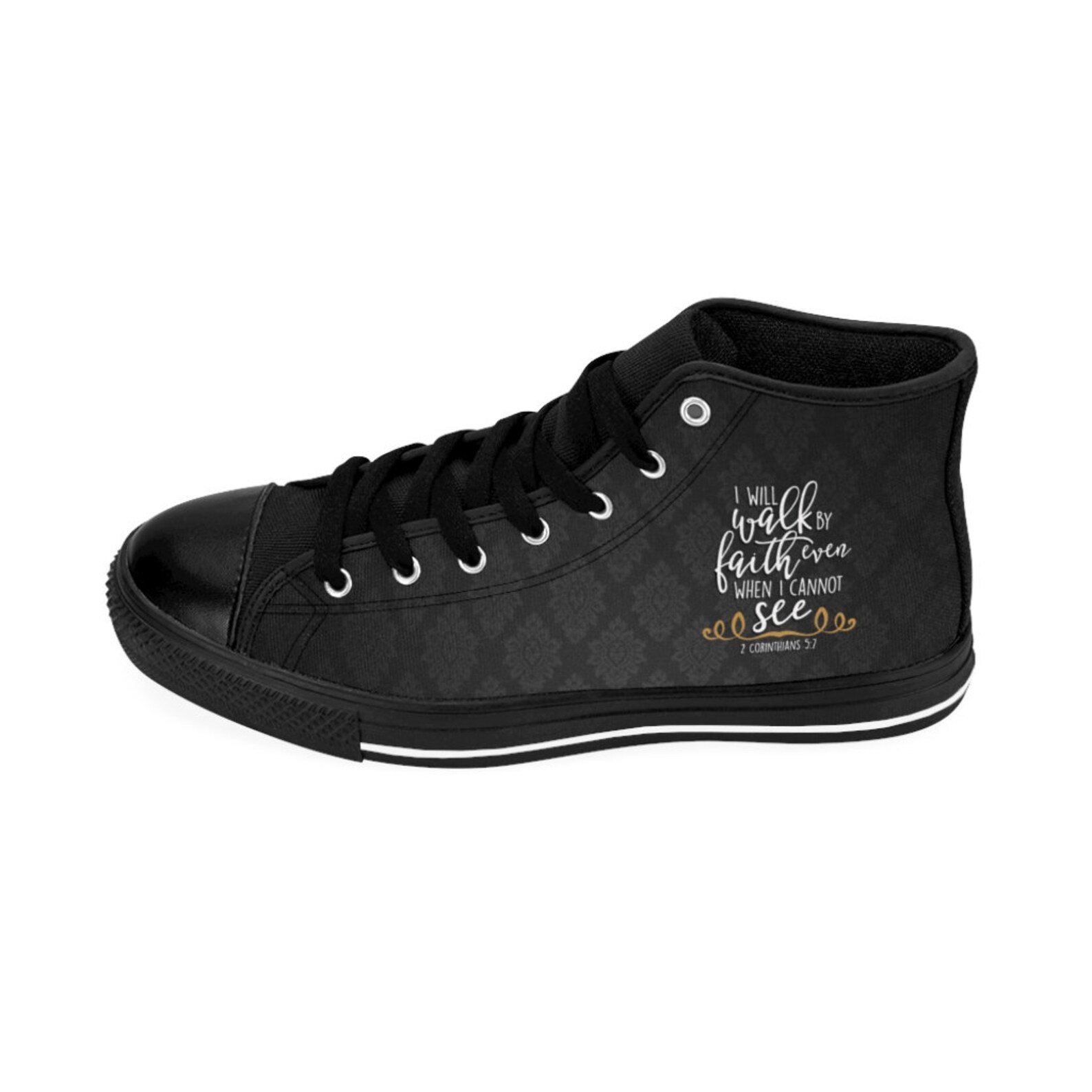 walk by faith sneakers