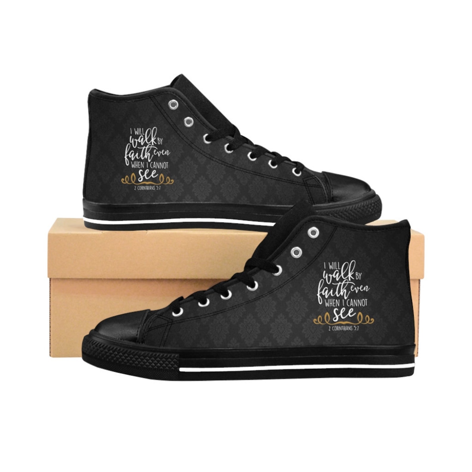 walk by faith sneakers