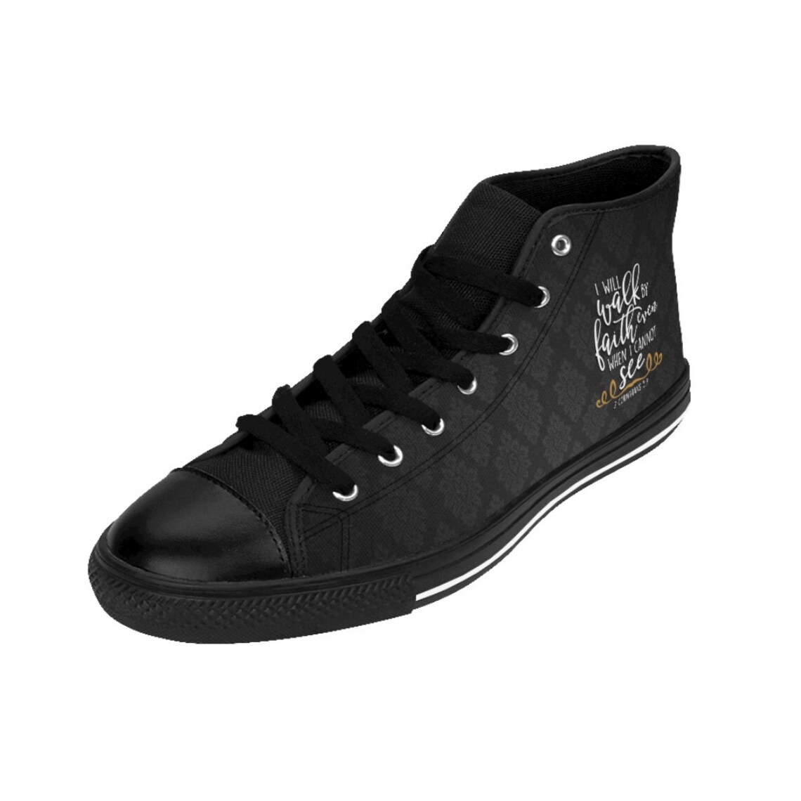 walk by faith sneakers