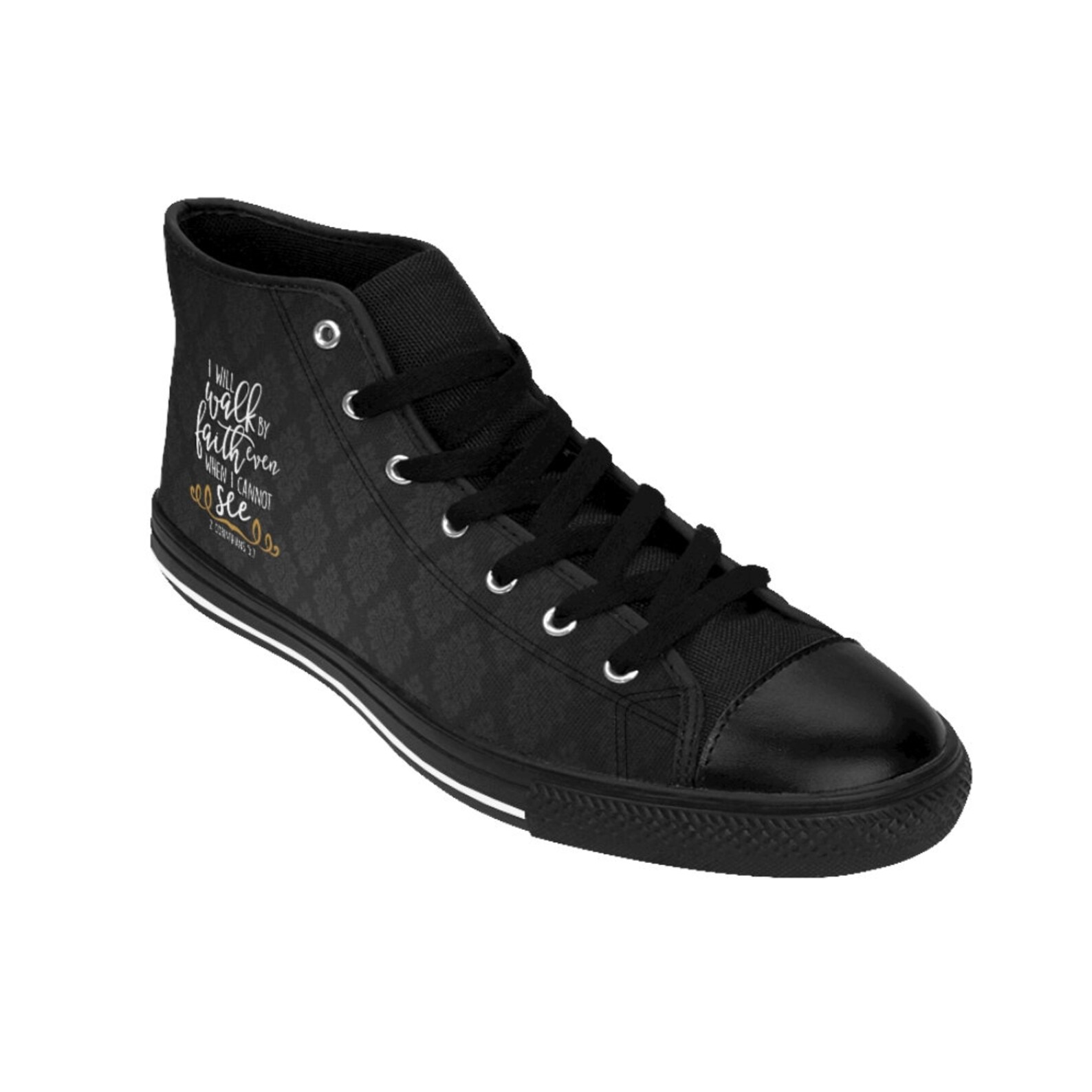 walk by faith sneakers
