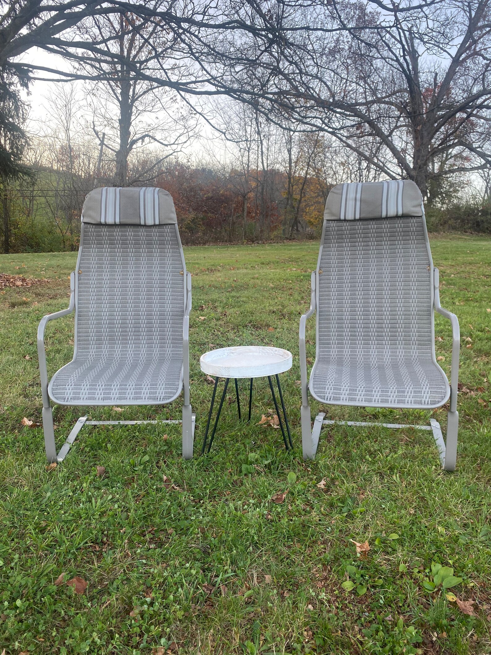 Lloyd Loom Flanders Permawicker Bay Breeze Spring Bouncy Patio Etsy