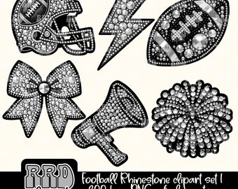 Clipart di calcio con strass finti, Clipart di mascotte con strass finti PNG, Clipart di cheerleader, Toppa con strass finti PNG, PNG alfa con strass finti