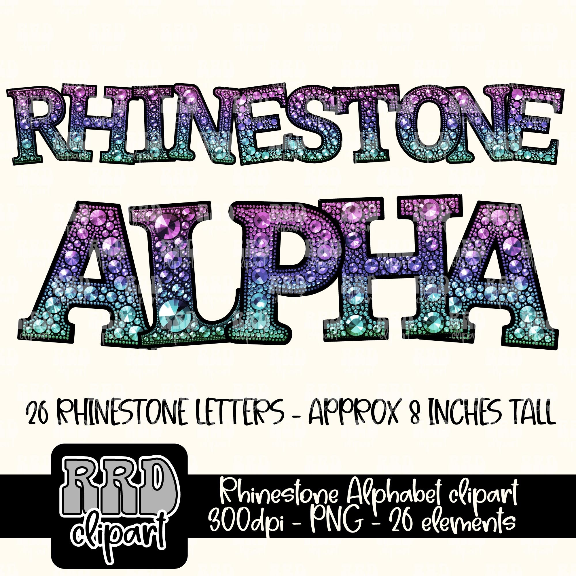 Faux Rhinestone Clipart, Faux Rhinestone Alphabet PNG , Faux Rhinestone ...